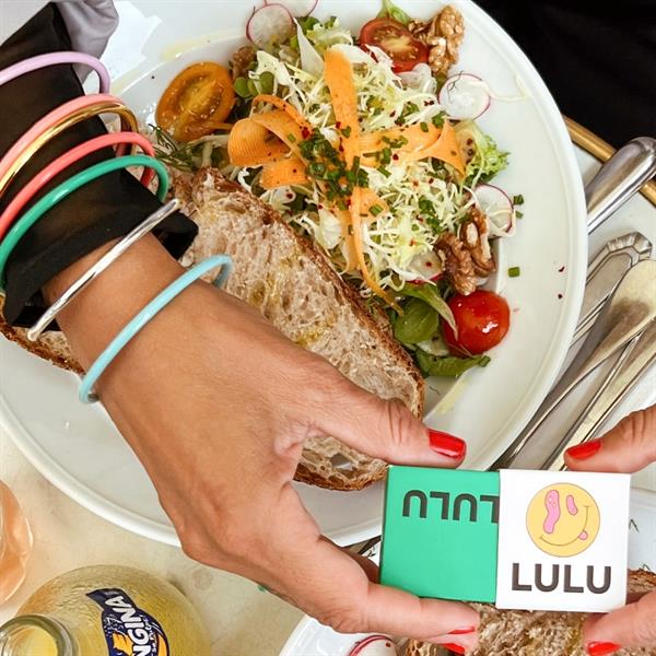 Lulu - Color Bangle Brushed Silver