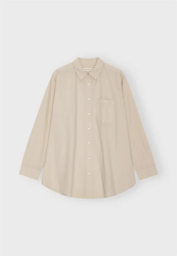 Moshi Moshi mind - Gaia poplin shirt Pure beige