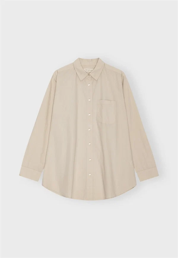 Moshi Moshi mind - Gaia poplin shirt Pure beige