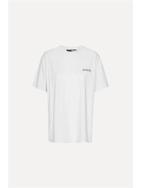 Rotate - Jersey oversized t-shirt Bright white