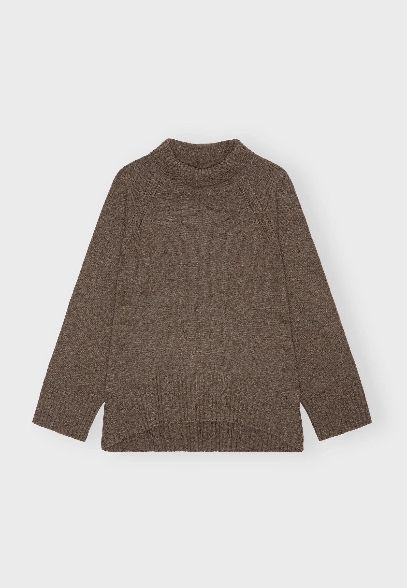 Moshi Moshi mind - Aster knit merino Brown melange