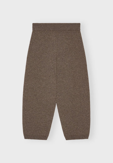 Moshi Moshi mind - Yours knit pants merino Brown melange