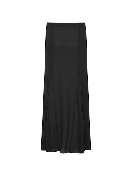 Rotate - Maxi mermaid skirt Black