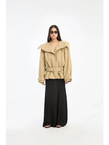 Rotate - Maxi mermaid skirt Black
