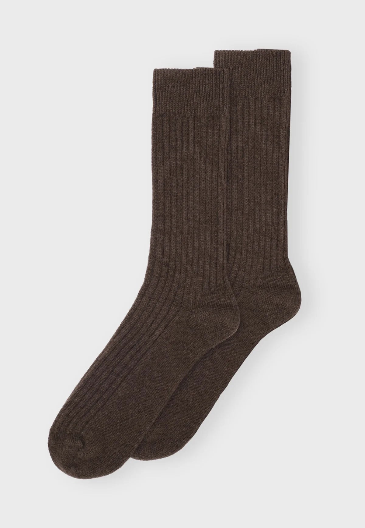 Moshi Moshi mind - Cozy rib socks Brown melange