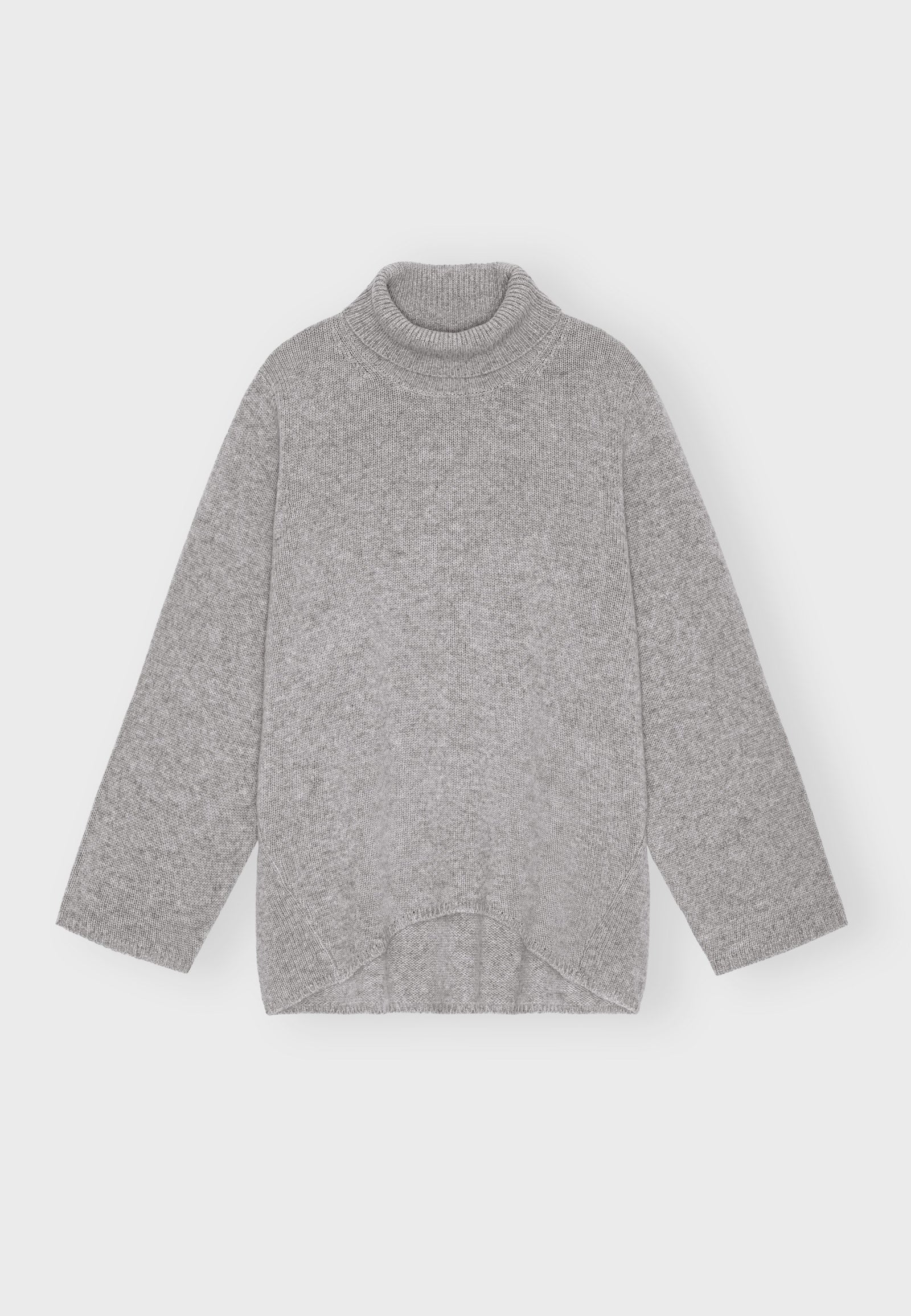 Moshi Moshi mind - Honest knit merino Light grey melange