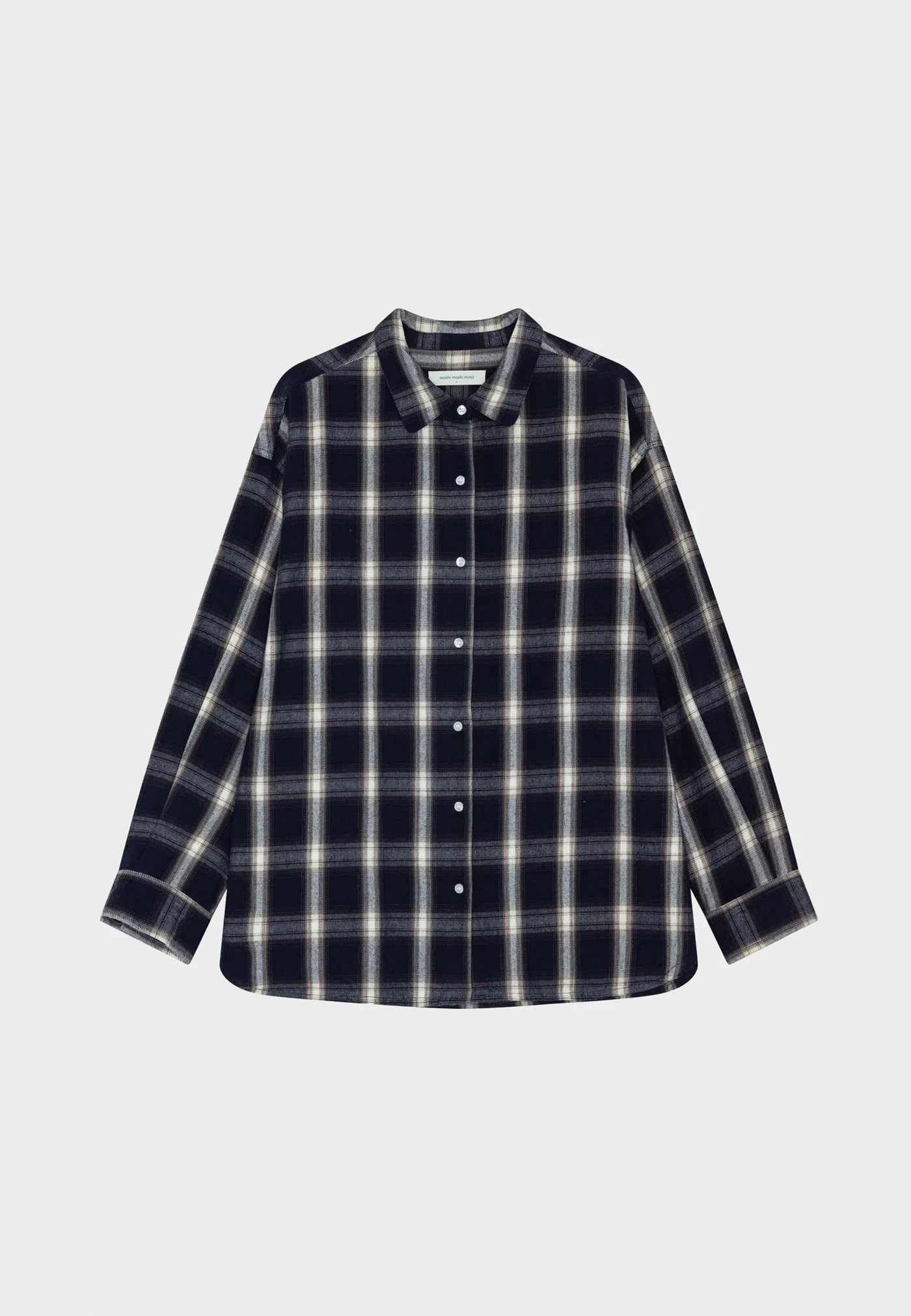 Moshi Moshi Mind - Two shirt check dark/navy/ecru