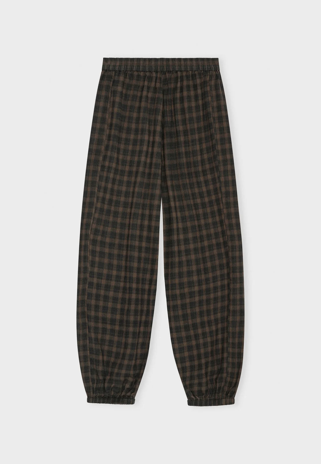 Moshi Moshi Mind - Free pants check Stone moos/moonless night