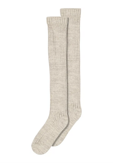 MP - Megan knee socks Light brown melange