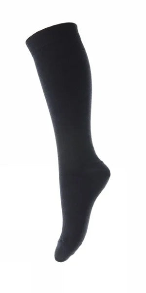 MP - Wool/cotton knee socks Black