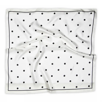 Sneaky fox - Paloma silk scarf Cream