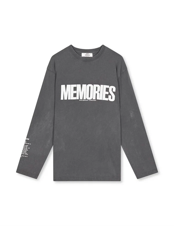 Mads Nørgaard - Jerry tee LS Washed black