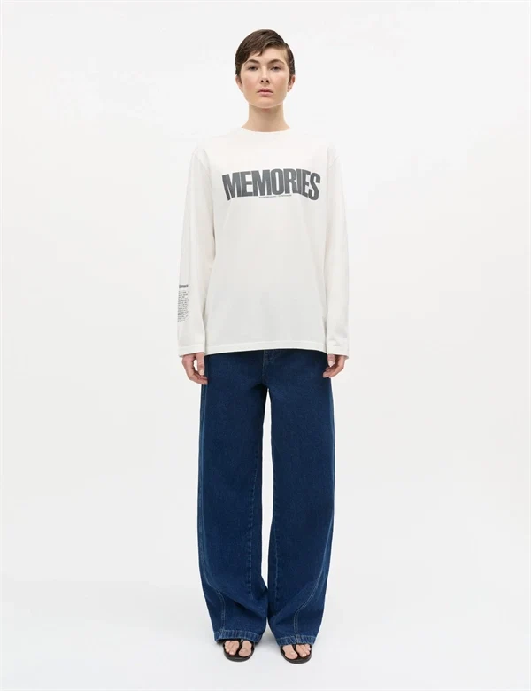 Mads Nørgaard - Jerry tee LS Snow white