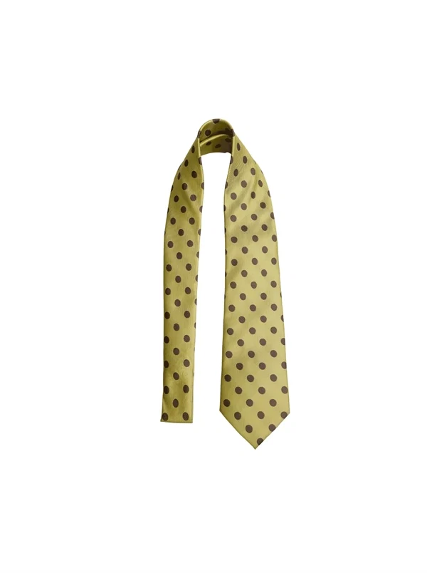 Black colour - BClulu tie Lime dot