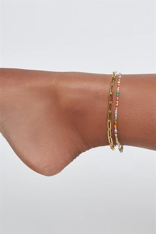 ANNI LU - Golden hour anklet Gold