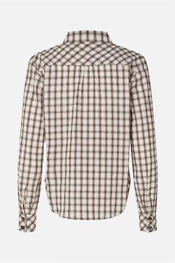 Baum und Pferdgarten - Mena shirt Creme mini check