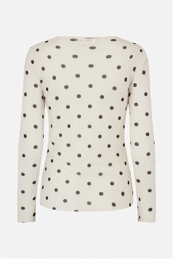 Baum und Pferdgarten - Jodie blouse Egret creme dot