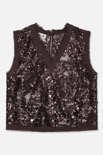 Baum und Pferdgarten - Manire top Coffee bean brown