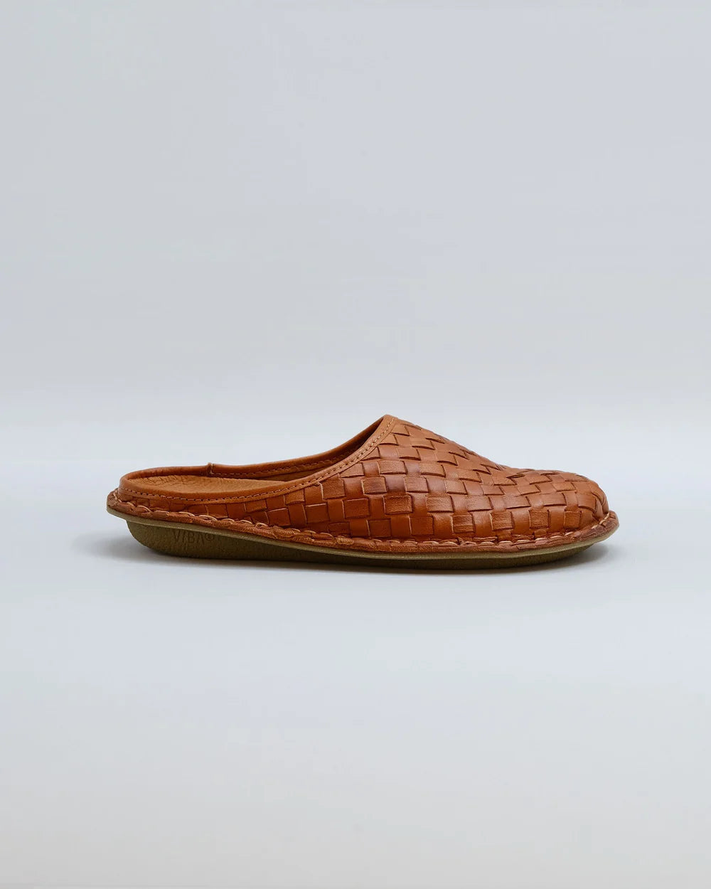 VIBAe - Woven leather cognac
