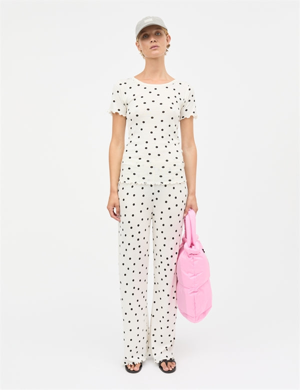 Mads Nørgaard - Volan pants Dot vanilla ice