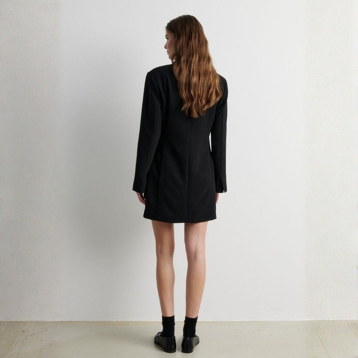 Second Female - Festa fitted blazer dress Black