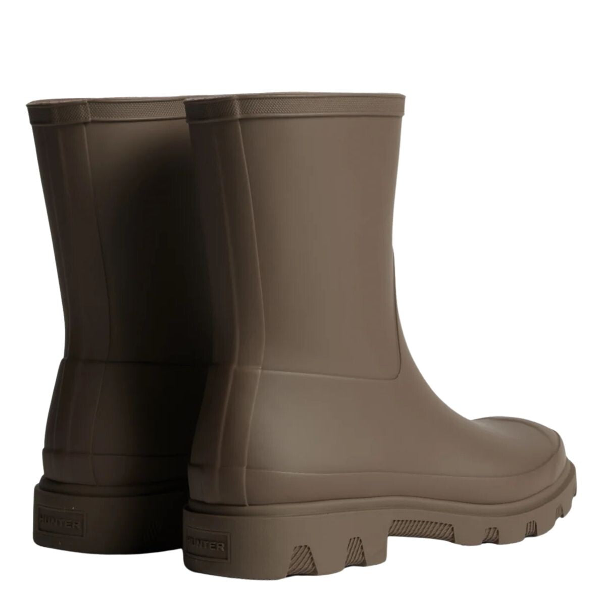 Hunter - Downpour short gummistøvle  Chocolate brown