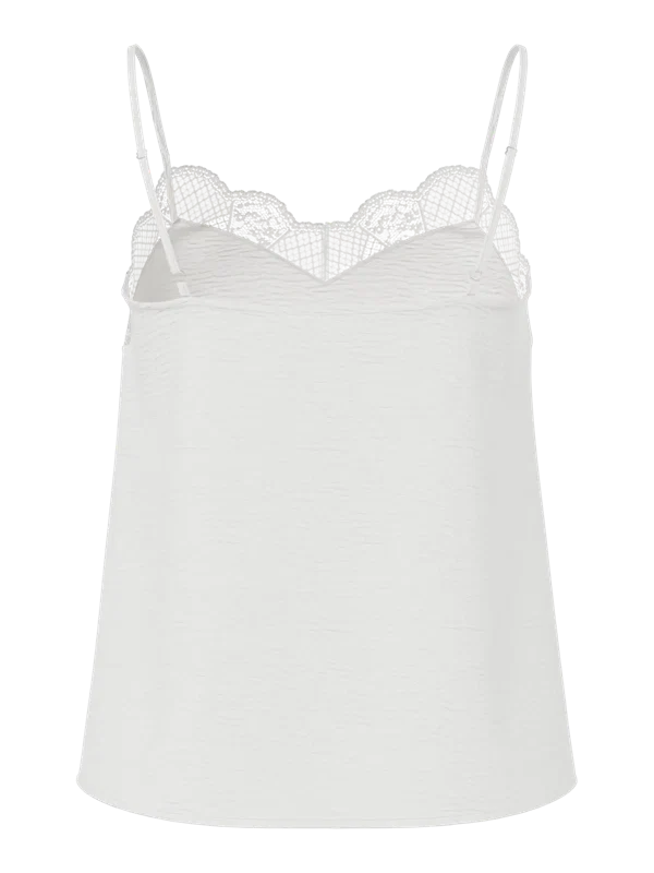Pieces - PCtiffany strap top Cloud dancer