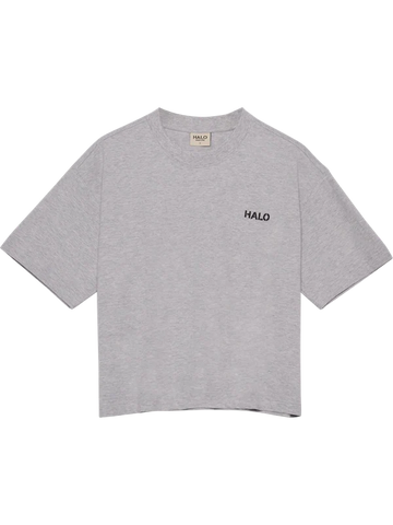 HALO - Women logo t-shirt Light grey melange