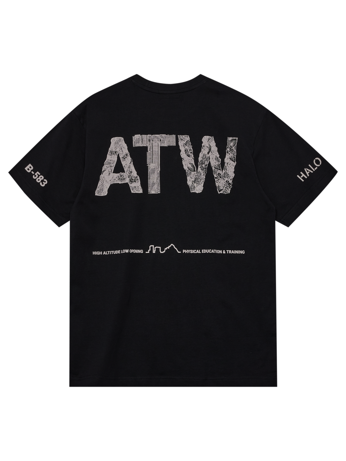 HALO - Graphic t-shirt Black/marshmallow