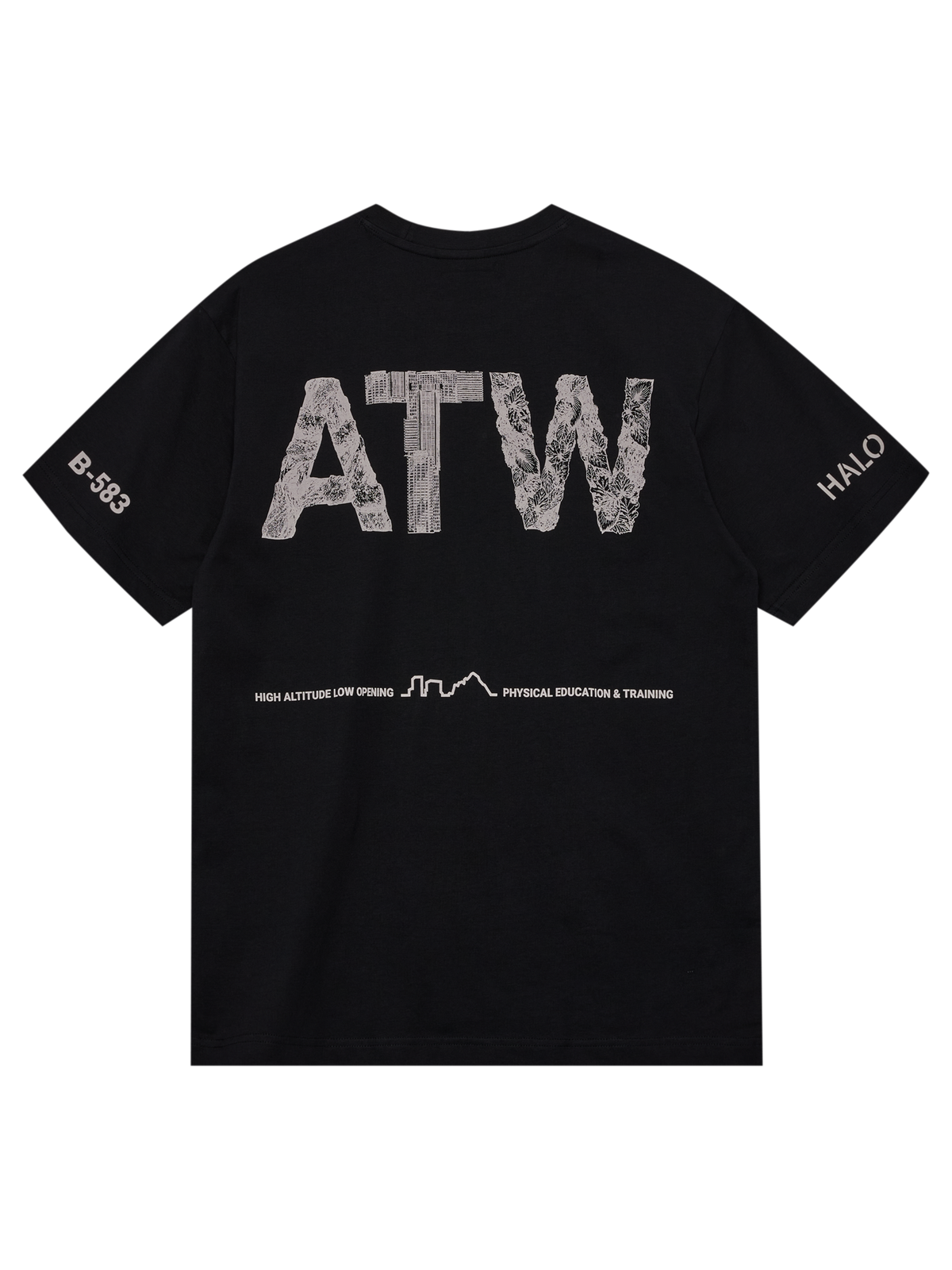 HALO - Graphic t-shirt Black/marshmallow