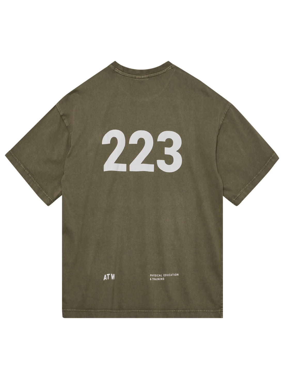 Halo - Graphic boxy t-shirt Capers/marsmallow