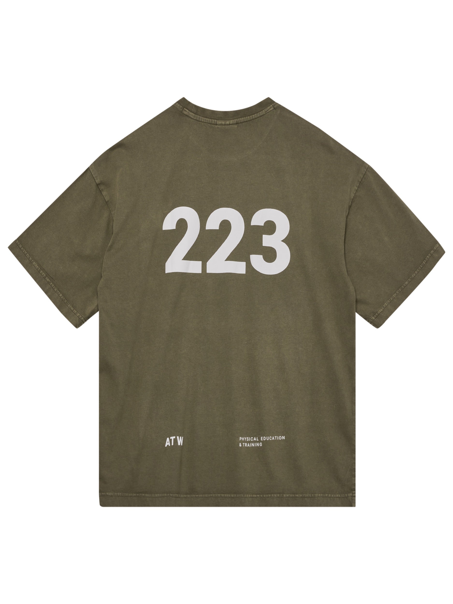 Halo - Graphic boxy t-shirt Capers/marsmallow