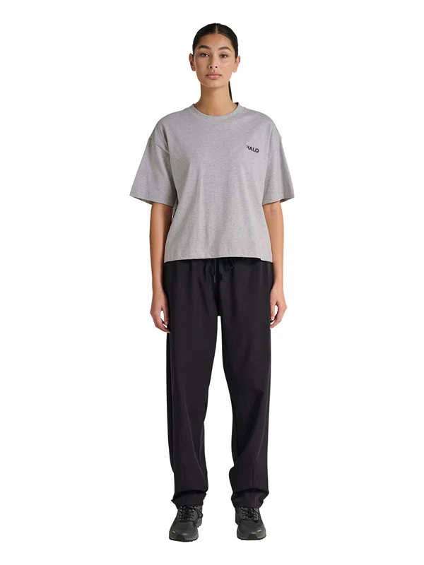 HALO - Women logo t-shirt Light grey melange