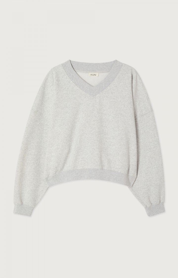 American vintage - Baptown sweat Heather grey