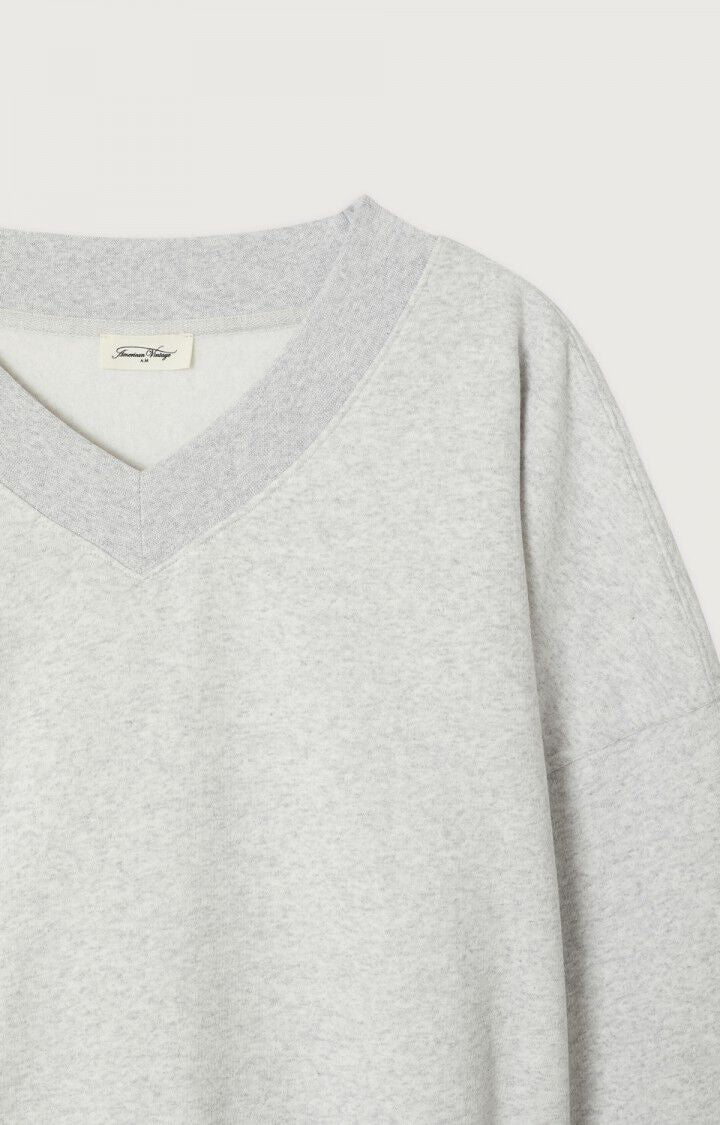 American vintage - Baptown sweat Heather grey
