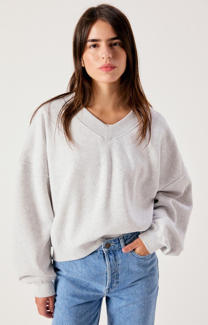 American vintage - Baptown sweat Heather grey