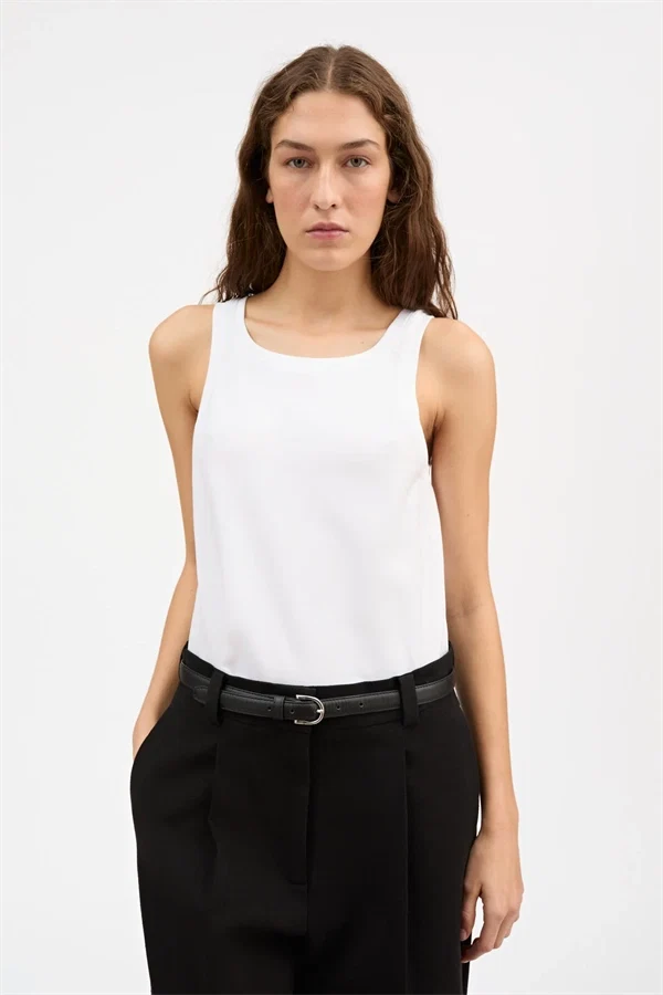 Skall - Billie tank top Optic white