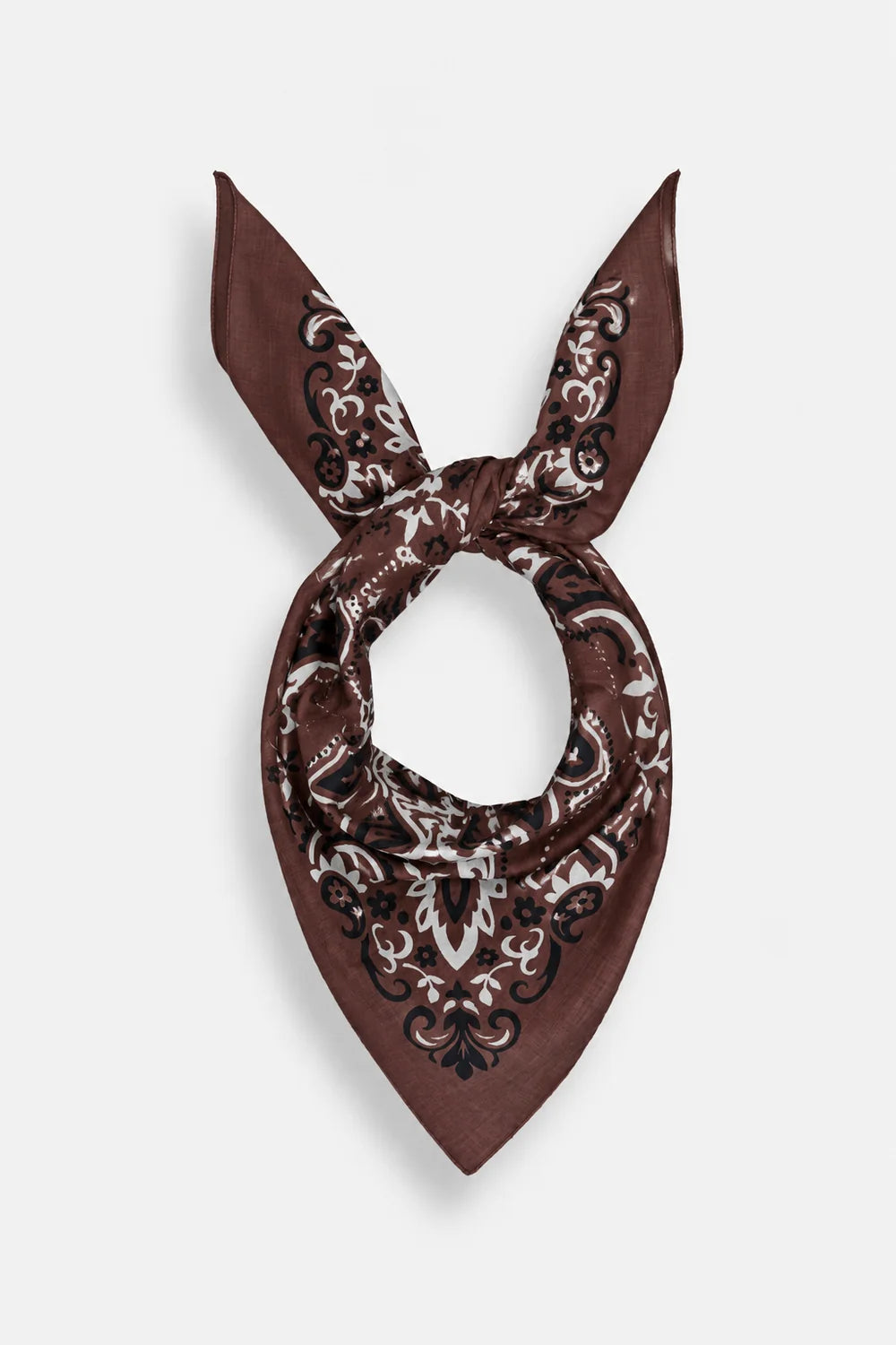 Maison Lecomte Flament - Scarf bandana Chocolate