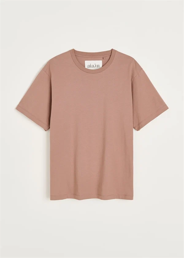 Aiayu - Classic circular tee Desert Blush