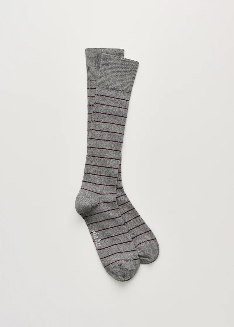 Aiayu - Cotton long socks Mix bordeaux