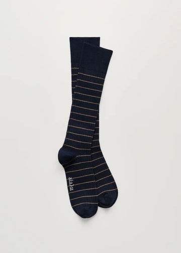 Aiayu - Cotton long socks Mix navy