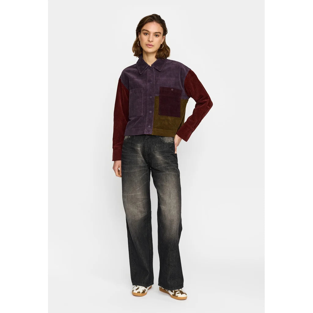 Selfhood - Cropped shirt Darkpurple