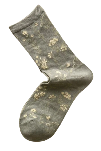 Plissé - Dotta sock Grey