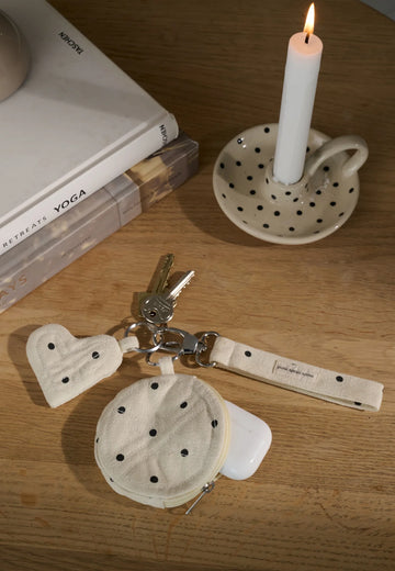 Moshi Moshi Mind - Dotted heart charm
