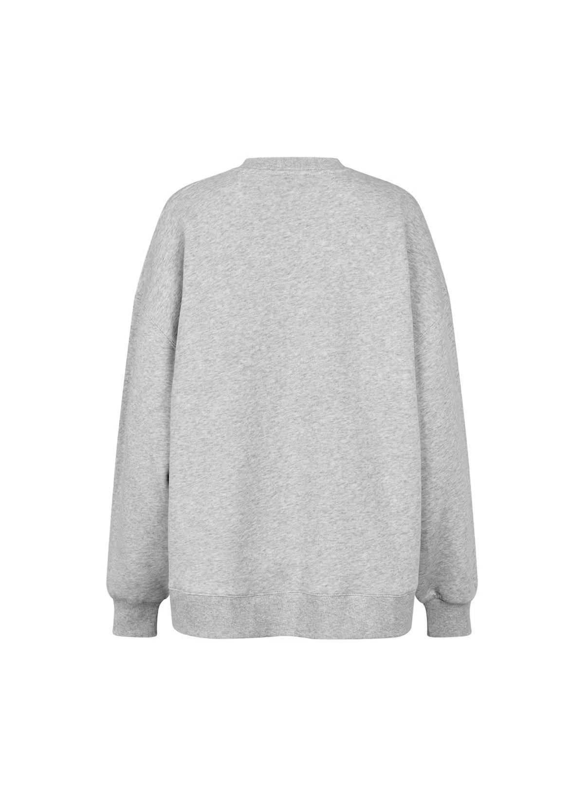 Rotate - Heavy sweat crewneck Light grey melange