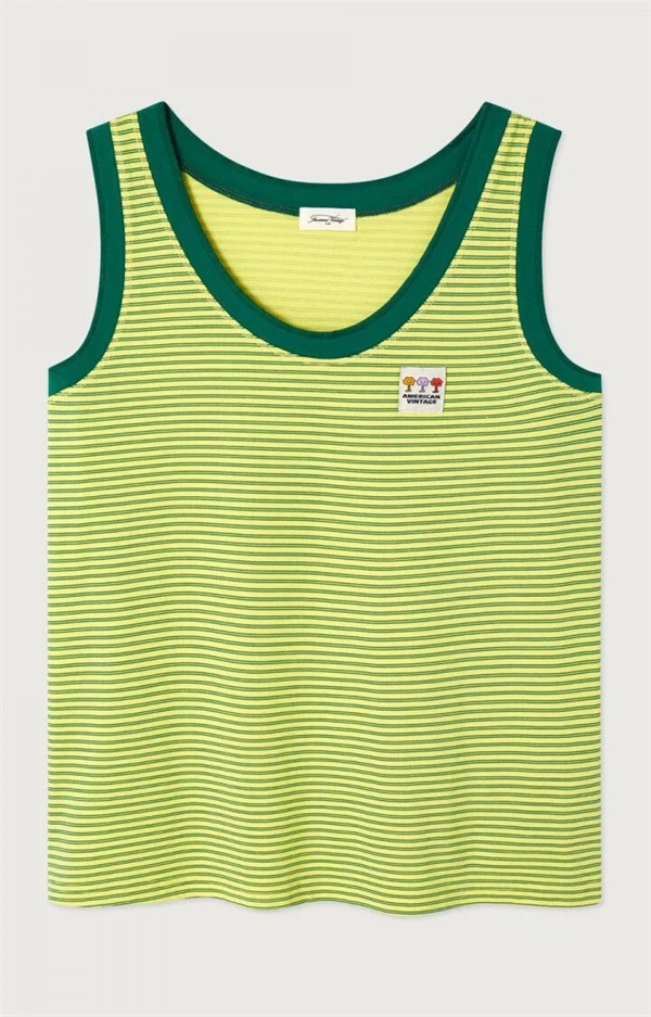 American vintage - Gixy tank top Butter stripes