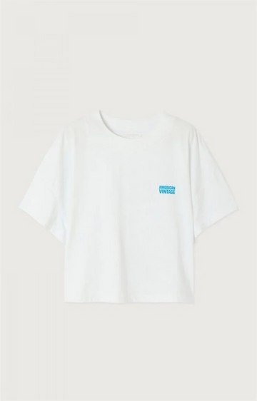 American vintage - Gixy cropped t-shirt White