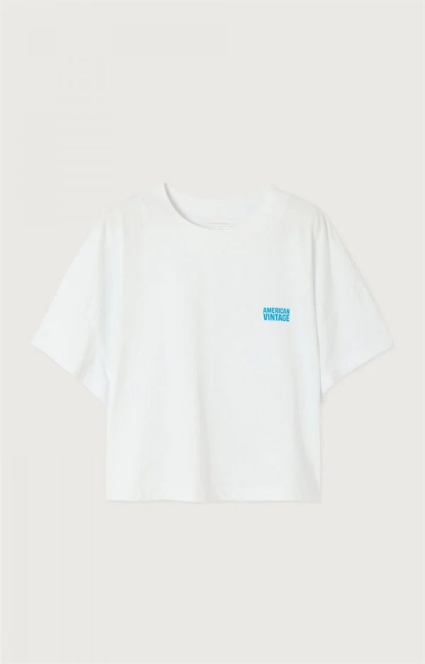 American vintage - Gixy cropped t-shirt White