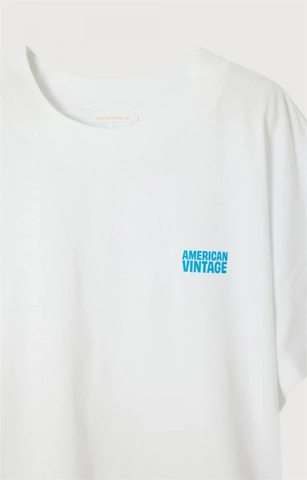 American vintage - Gixy cropped t-shirt White
