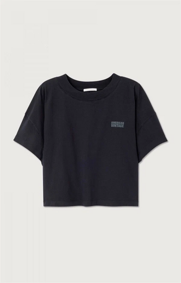 American vintage - Gixy cropped t-shirt Black